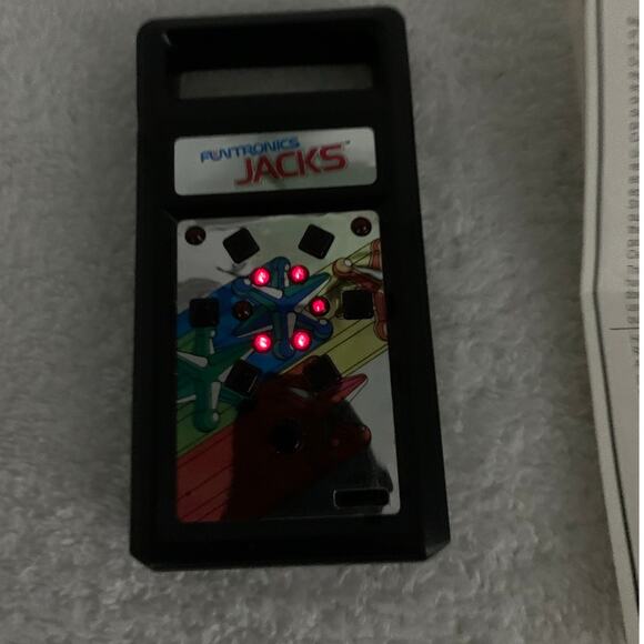 Mattel Funtronics JACKS Electronic Handheld Game & Manual Vintage 1979 Works - Picture 7 of 10